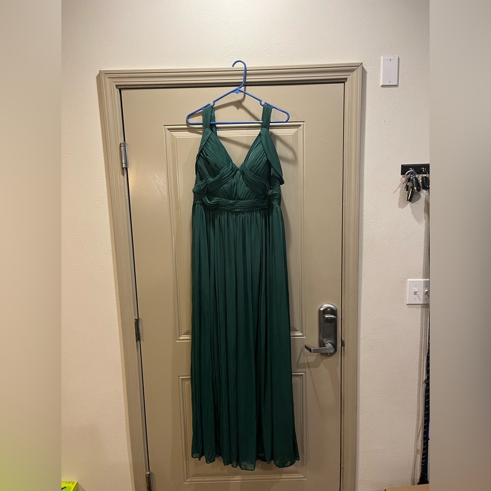 Azazie Bridesmaid Dres - Dark Green